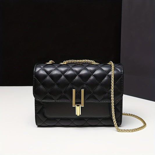 Chic Quilted Square Shoulder Bag